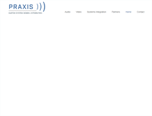 Tablet Screenshot of praxiscustom.com